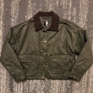 Olive Green Bomber Jacket